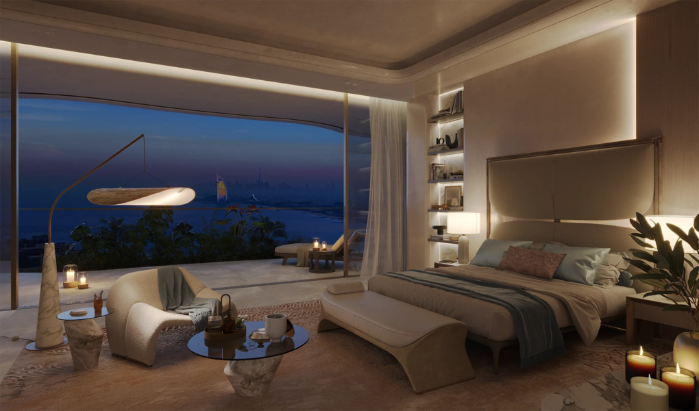 bedroom at night