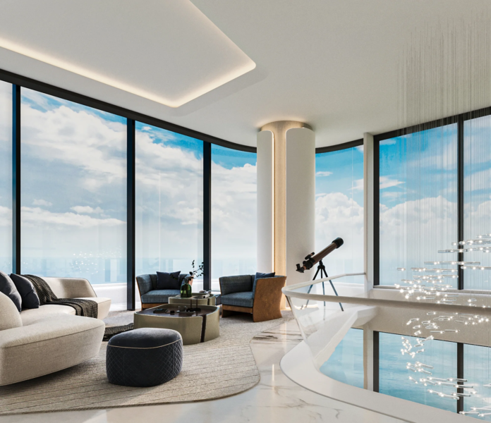 sky villa upper floor