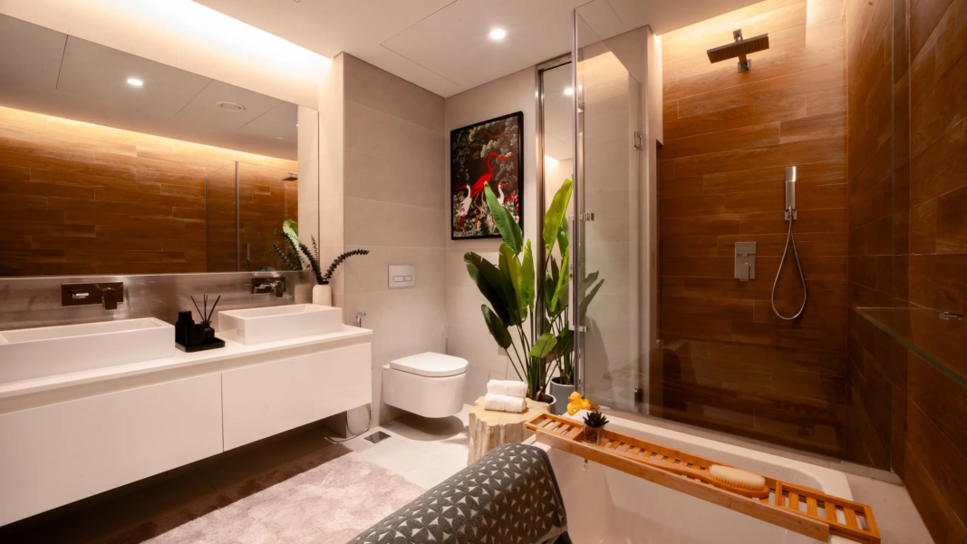 Master bathroom