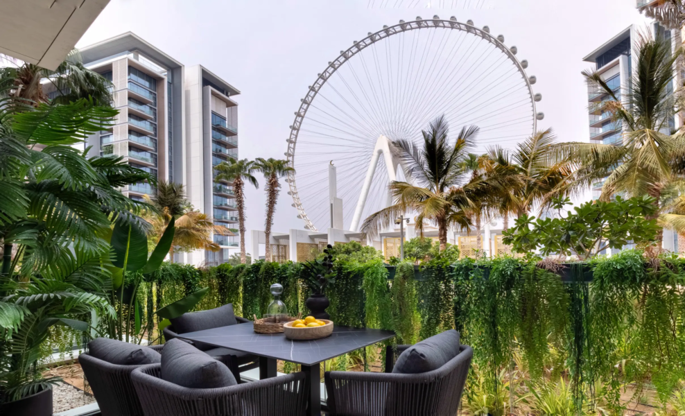 dubais eye view